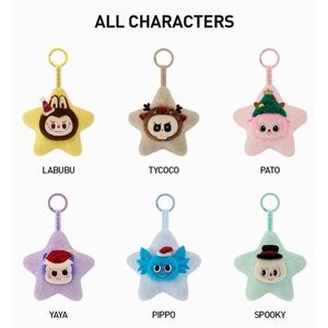 THE MONSTERS Classic Series-Sparkly Plush Pendant Blind Box